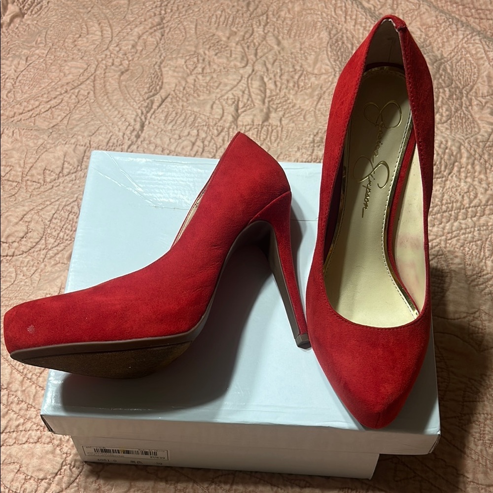 Elegant Red High Heels